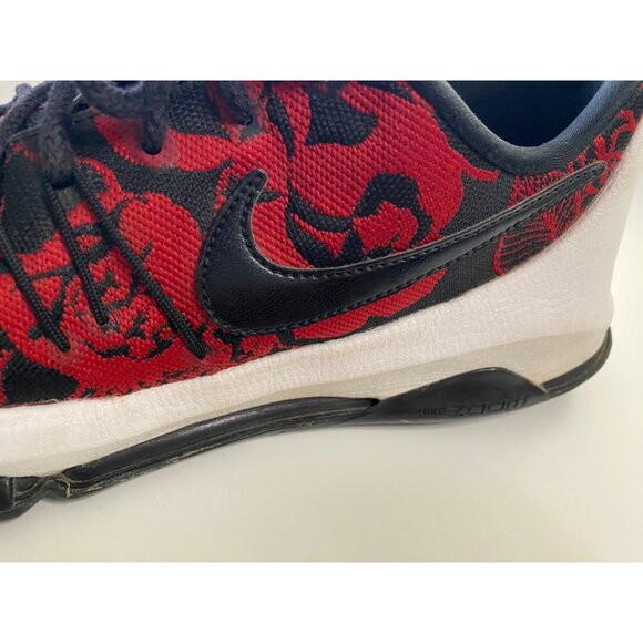 Nike KD 8 EXT Sneakers Mens 9.5 Black/Red Floral Kevin Durant‎ Low Top 806393 main image 7